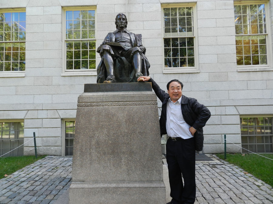 刘永乐在美国哈佛大学(图1)