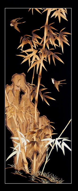 竹石双燕(图1)